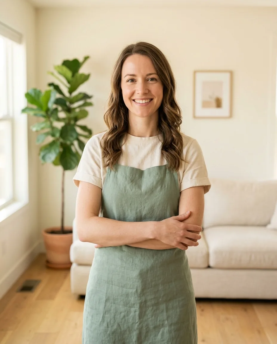 Fresh & Clean owner in a bright kitchen