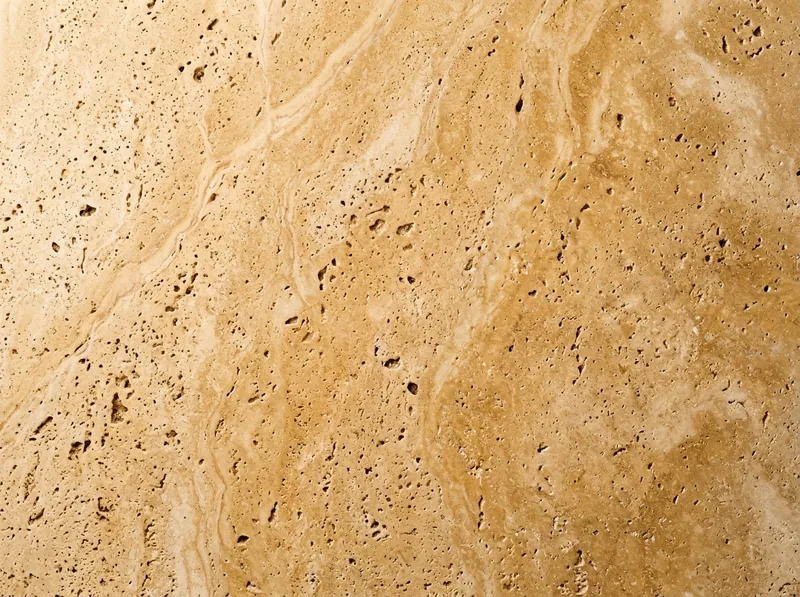 Travertine material sample