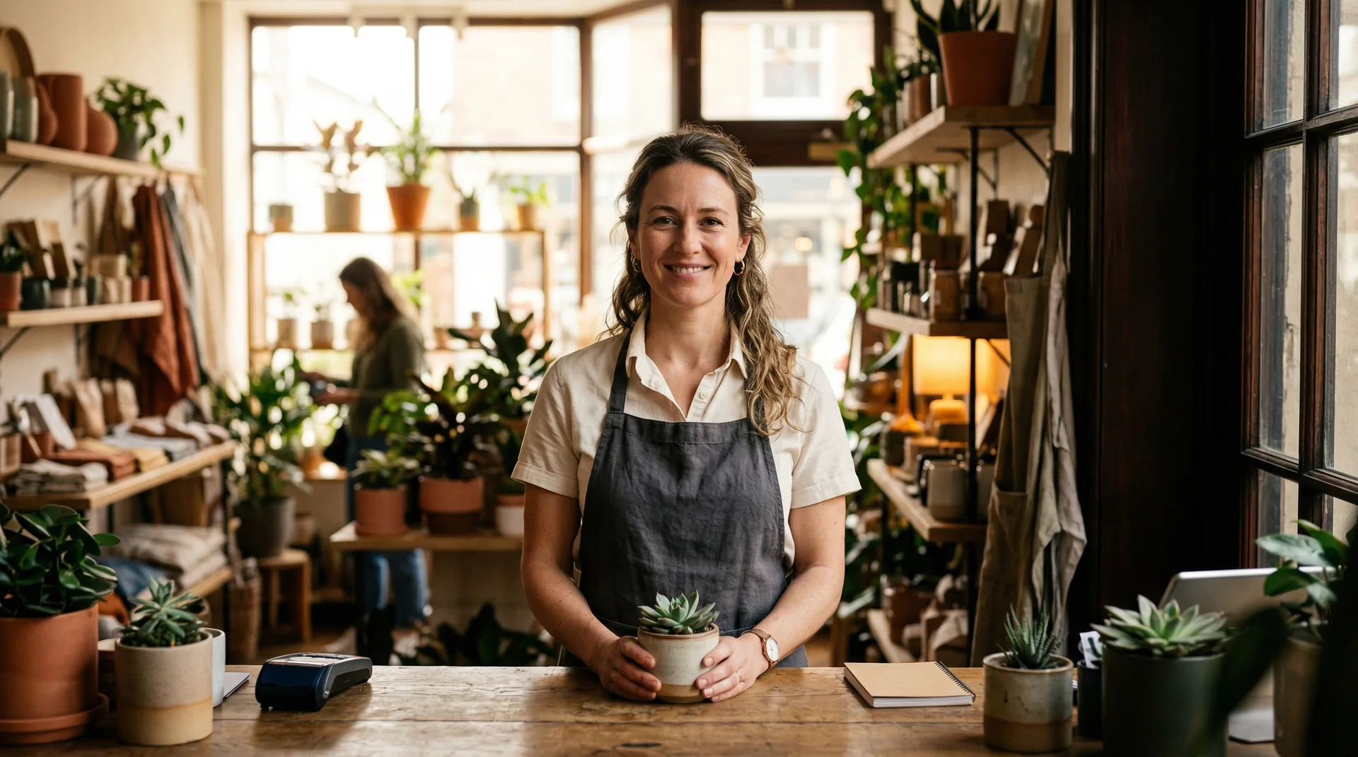 Professional business website hero background